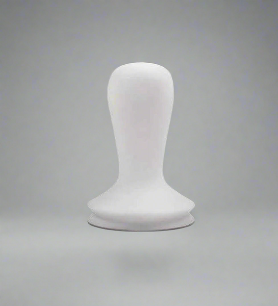 Tamper White 58.5 mm, Handmade Coffee Pressed Powder Hammer