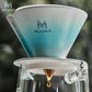 MUVNA Xingwo V60 Ceramic Coffee Dripper (Blue)