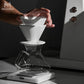 MUVNA Xingowo V60 Ceramic Coffee Dripper (White)