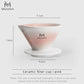 MUVNA Xingwo V60 Ceramic Coffee Dripper (Pink)